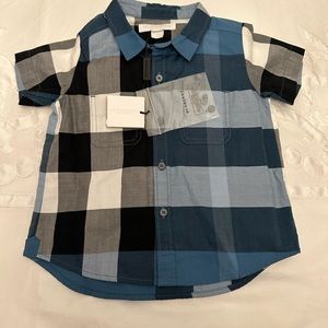 Baby Boy Burberry Button Down Shirt